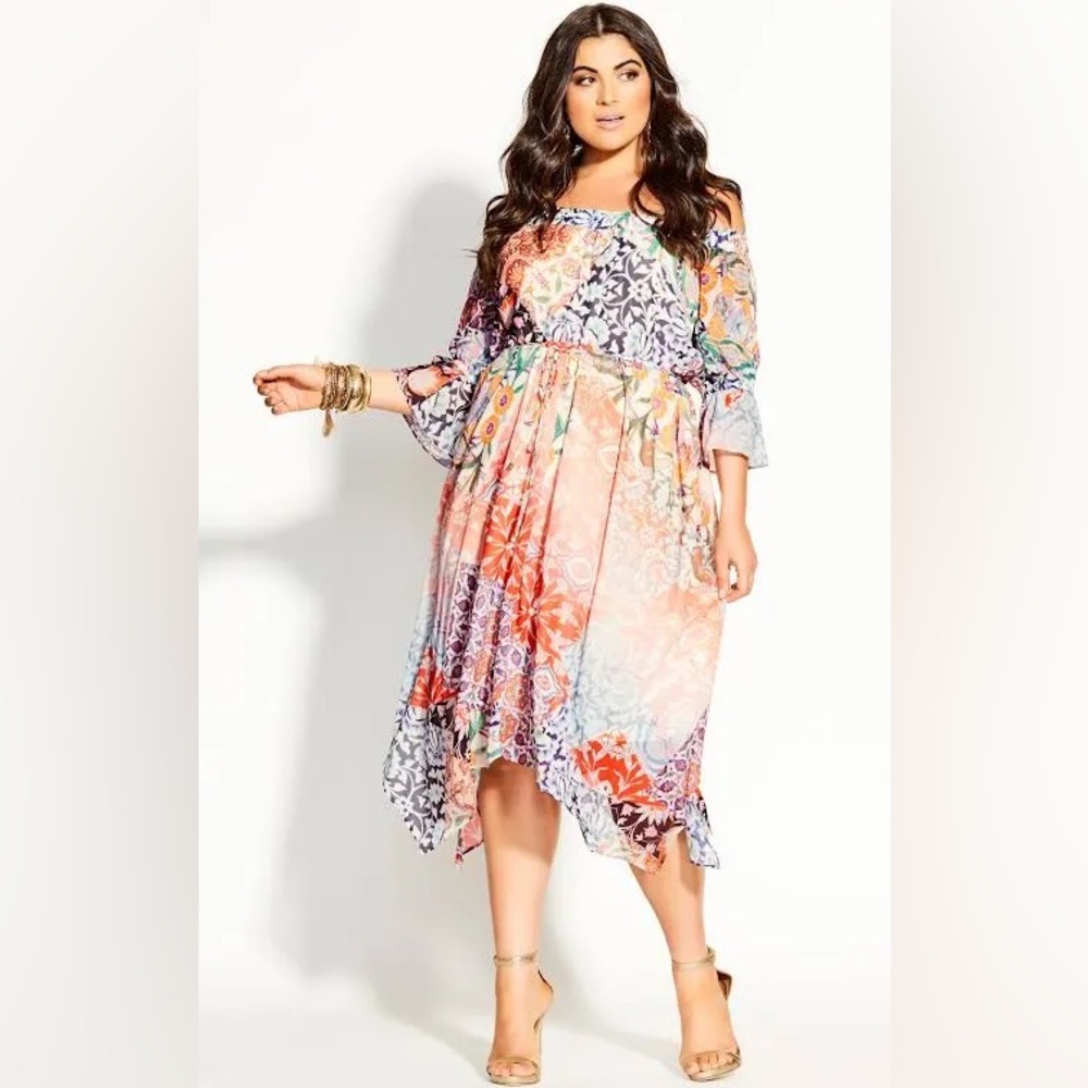 City Chic Adisa Mirror Maxi Dress A4